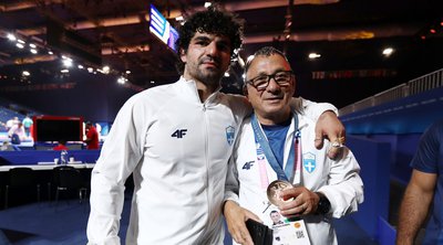 Ολυμπιακοί Αγώνες - Κασσελάκης και Ανδρουλάκης για την κατάκτηση του μεταλλίου στο τζούντο από τον Τσελίδη