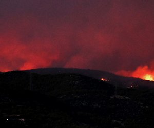 Ολονύχτια μάχη στην Εύβοια: Εκκενώθηκαν 4 χωριά, άνοιξαν αντιπυρικές ζώνες - Βίντεο