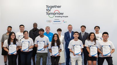 Η Samsung Electronics και η ΔΟΕ παρουσιάζουν τη νέα ψηφιακή Ολυμπιακή Κοινότητα για το Παρίσι 2024, και όχι μόνο, «Together for Tomorrow, Enabling People»