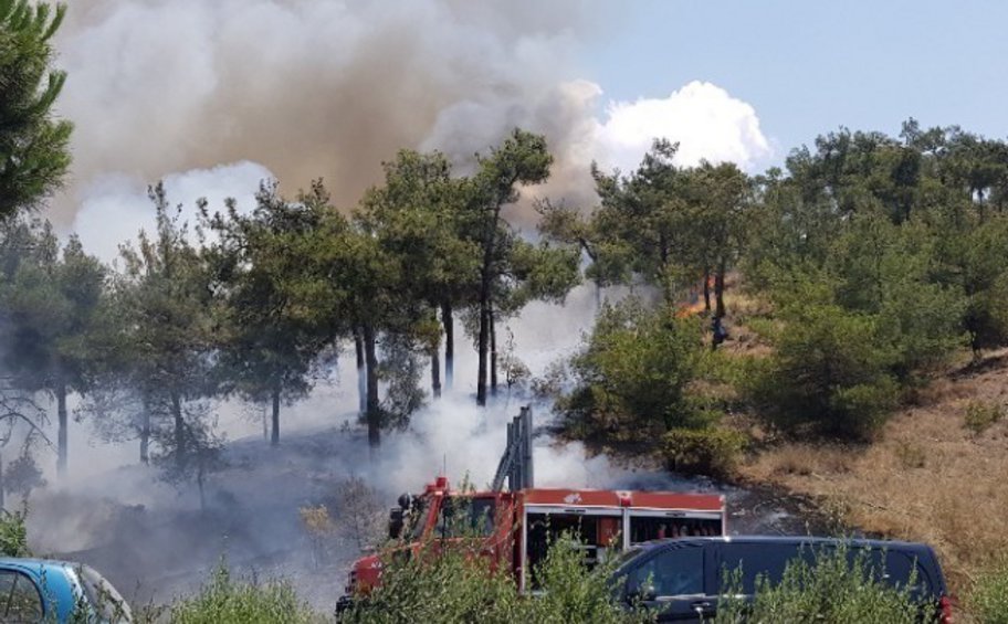 Κιλκίς: Συνεχίζει να καίει η φωτιά στο Πευκόδασος