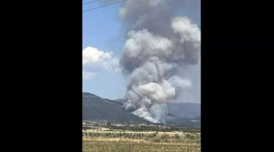 Πυρκαγιά στη Νέα Σάντα Ροδόπης