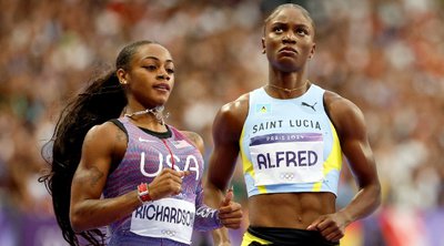 Ολυμπιακοί Αγώνες: «Άνεμος» στα 100μ η Αλφρεντ - ΒΙΝΤΕΟ