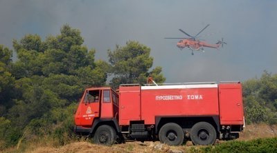 Συνεχίζονται οι προσπάθειες για την κατάσβεση πυρκαγιάς στη Νέα Σάντα Ροδόπης