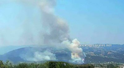 Φωτιά στην Κεφαλονιά - Μήνυμα από το 112 