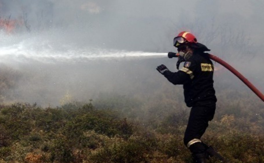 Φλώρινα: Πυρκαγιά σε δασική έκταση κοντά στο Βαρικό 
