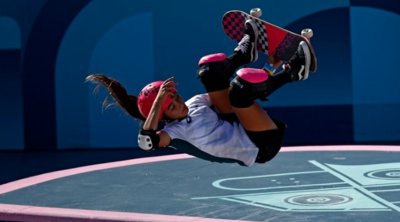 Ολυμπιακοί Αγώνες - Σκέιτμπορντ: «Χρυσή» η 14χρονη Αρίσα Τρου
