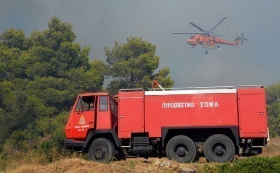 Υπό μερικό έλεγχο η πυρκαγιά σε δασική έκταση κοντά στο Βαρικό Φλώρινας