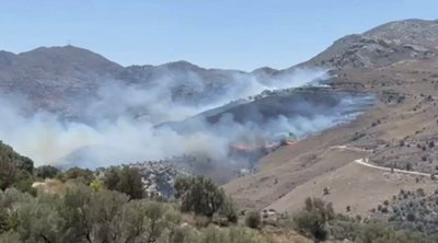 Σε εξέλιξη φωτιά στο Ρέθυμνο - Μήνυμα από το 112 - Εκκενώνεται οικισμός