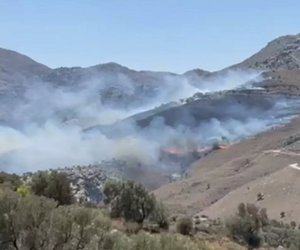 Σε εξέλιξη φωτιά στο Ρέθυμνο - Μήνυμα από το 112 - Εκκενώνεται οικισμός