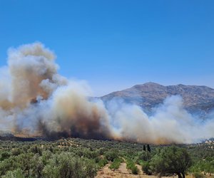 Ρέθυμνο: Μαίνεται το πύρινο μέτωπο – Νέα μηνύματα από το 112 - Eκκενώσεις οικισμών
