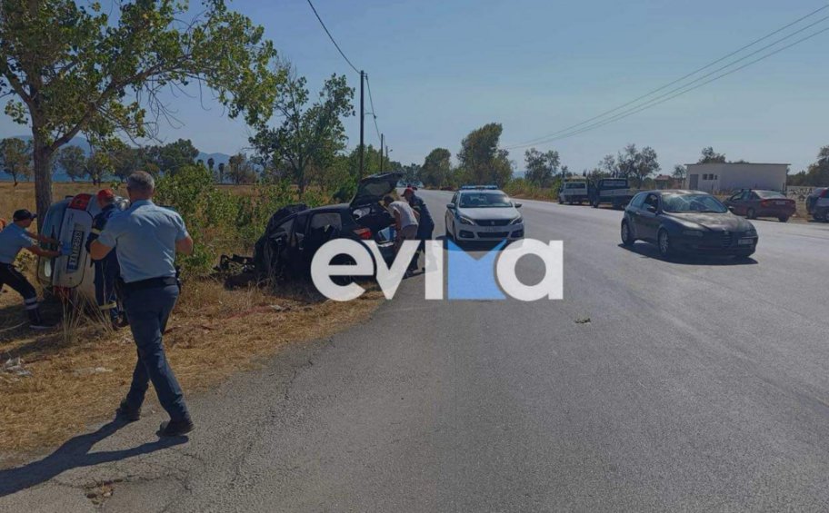 Τραγωδία στην Εύβοια: Νεκρή νεαρή γυναίκα σε τροχαίο - Τέσσερις τραυματίες - ΕΙΚΟΝΕΣ