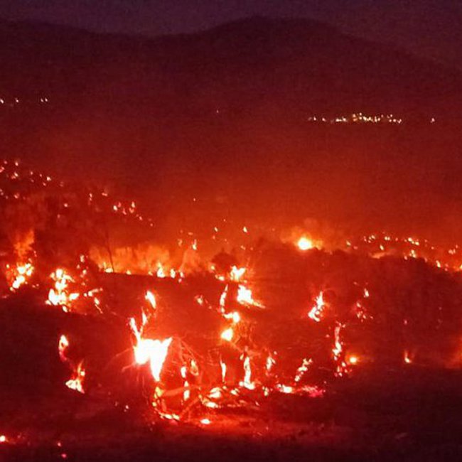 Φωτιά στο Ρέθυμνο: Ολονύχτια μάχη με τις φλόγες - Εκκενώθηκαν 9 χωριά