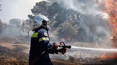 Σε εξέλιξη φωτιά στο Δαφνούδι Σερρών