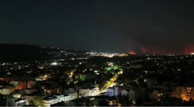 Φωτιά στον Βαρνάβα: Η εικόνα του πύρινου μετώπου από drone - ΒΙΝΤΕΟ
