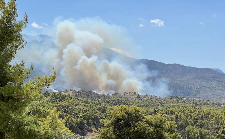 Μέγαρα: Υπό μερικό έλεγχο η δασική πυρκαγιά στο Νέο Μάζι 