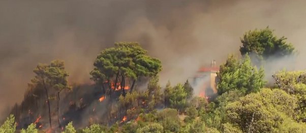 Πυρκαγιές: Ανεξέλεγκτη η φωτιά στο Βαρνάβα - Πού αλλού υπάρχουν ενεργά μέτωπα 