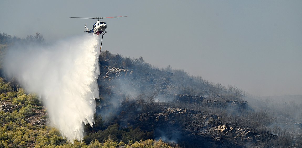 Ανεξέλεγκτη η φωτιά στη ΒΑ Αττική: Σε Γραμματικό και Καλλιτεχνούπολη τα κυριότερα μέτωπα 