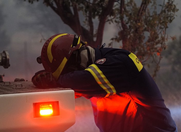 Δραματική η κατάσταση από την φωτιά στην Αττική