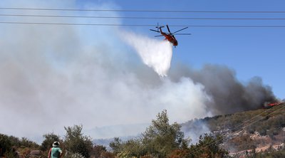 Φωτιά στην Αττική: Εστάλη 112 για εκκένωση του Διονύσου και της περιοχής Kαλέντζι στο Μαραθώνα 