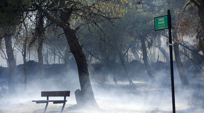 Δορυφορική αποτύπωση της εξάπλωσης της δασικής πυρκαγιάς του Βαρνάβα