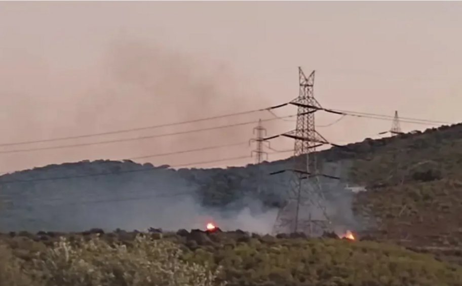 Φωτιά σε δασική έκταση στο Ελαιοχώρι Θορικού