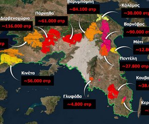 Meteo: Το 37% των δασών της Αττικής κάηκε τα τελευταία οκτώ χρόνια
