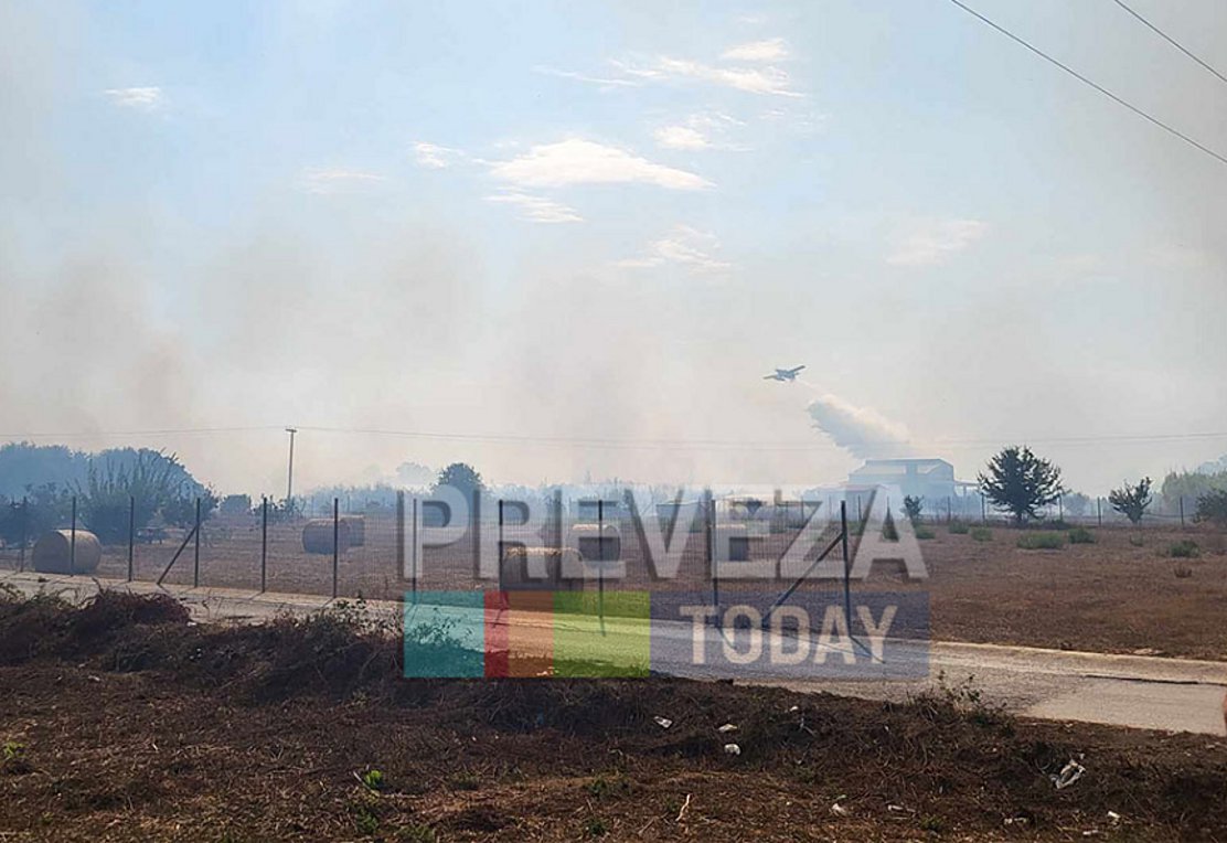 Οριοθετήθηκε η πυρκαγιά στην Πρέβεζα