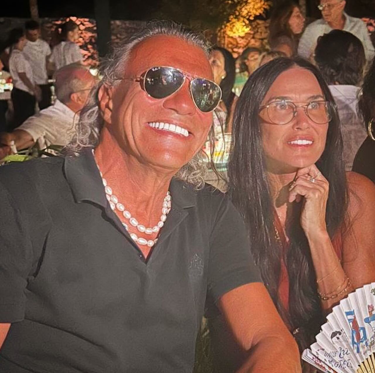 Demi Moore και Ηλίας Ψινάκης μαζί στη Σύμη