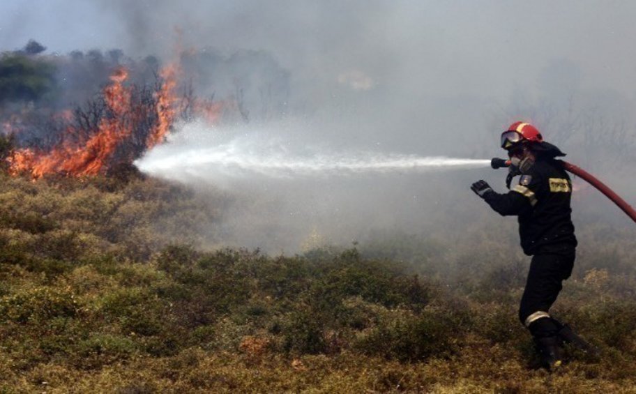 Πυρκαγιά σε δασική έκταση στην περιοχή Τοξότες Ξάνθης