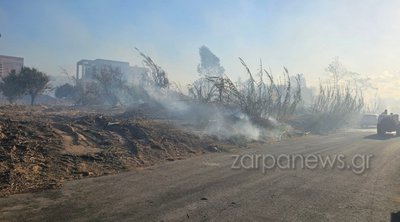 Υπό έλεγχο η φωτιά στον Πλατανιά – Δεν υπάρχει ενεργό μέτωπο