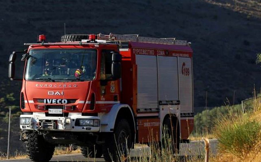 Πυρκαγιά σε δασική έκταση στο Άγιον Όρος