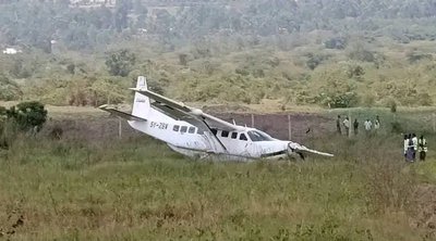 Κένυα: Αεροσκάφος με 11 επιβαίνοντες βγήκε από τον διάδρομο και κατέληξε σε χωράφι