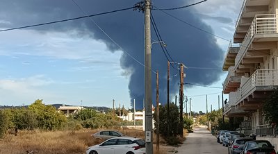 Φωτιά σε διυλιστήρια στους Αγίους Θεοδώρους - Ήχησε το 112

