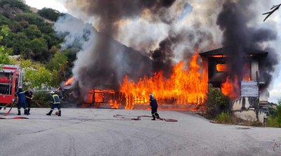 Ιωάννινα: Φωτιά σε παλιό Λατομείο - ΕΙΚΟΝΕΣ