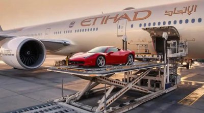 Etihad Airways: Πλέον μεταφέρει supercars