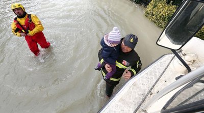 Iταλία: Πάνω από 1.000 άνθρωποι εγκατέλειψαν τα σπίτια τους στην Εμίλια Ρομάνια λόγω της κακοκαιρίας