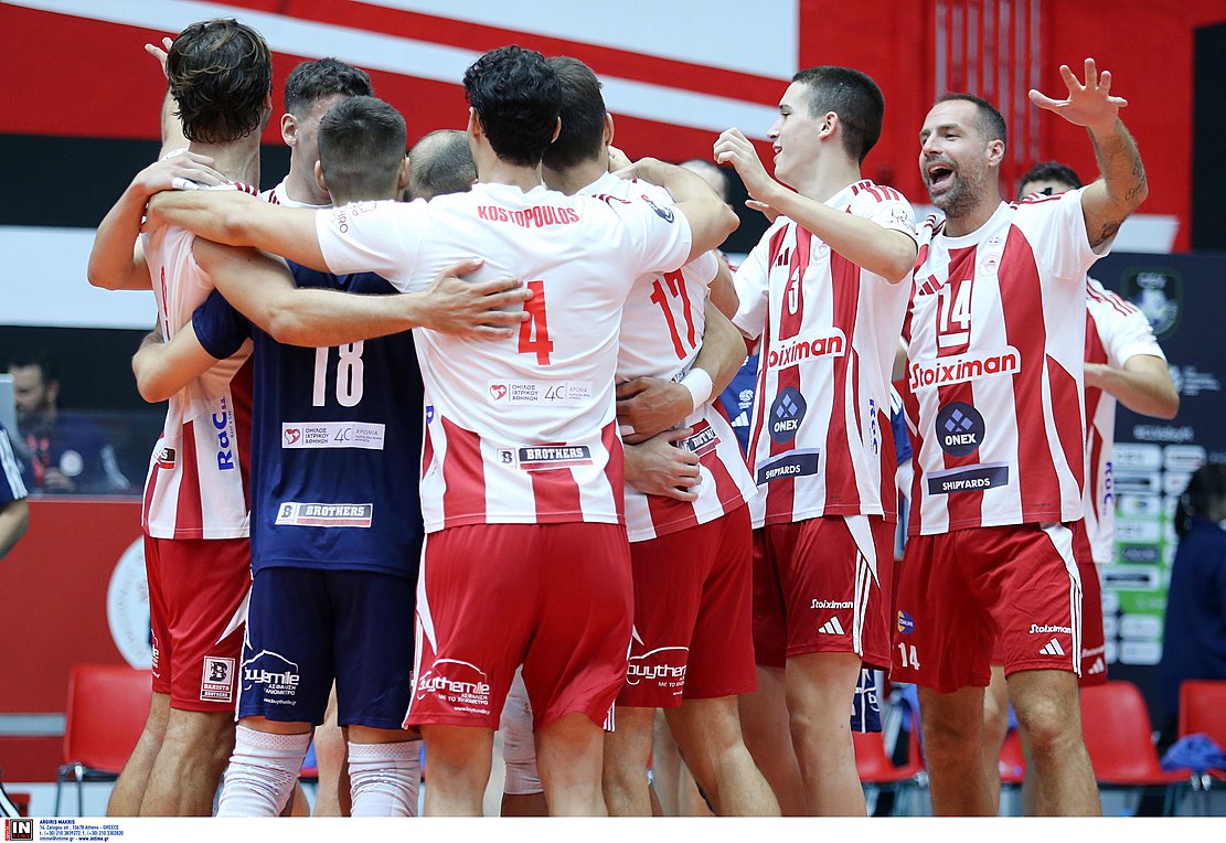 Βόλεϊ-Champions League: Προκρίθηκε στον β’ προκριματικό γύρο ο Ολυμπιακός – ΒΙΝΤΕΟ
