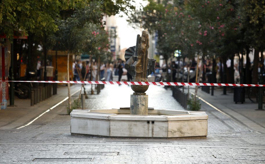 Αποκαταστάθηκε η κυκλοφορία στο Σύνταγμα