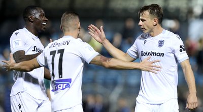 Super League: Κέρδισε άγχος και Λεβαδειακό με 2-0 ο ΠΑΟΚ και ανέβηκε στην κορυφή