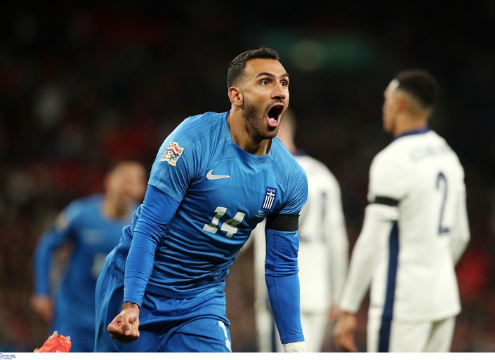 Nations League: Γκολ για την Εθνική μας στο Wembley - Αγγλία-Ελλάδα 0-1 