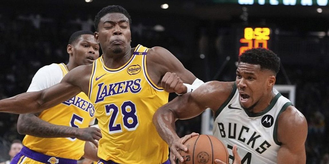 ΒΙΝΤΕΟ: Ο Γιάννης μπήκε αφηνιασμένος, αλλά οι Λέικερς «άλωσαν» το Μιλγουόκι