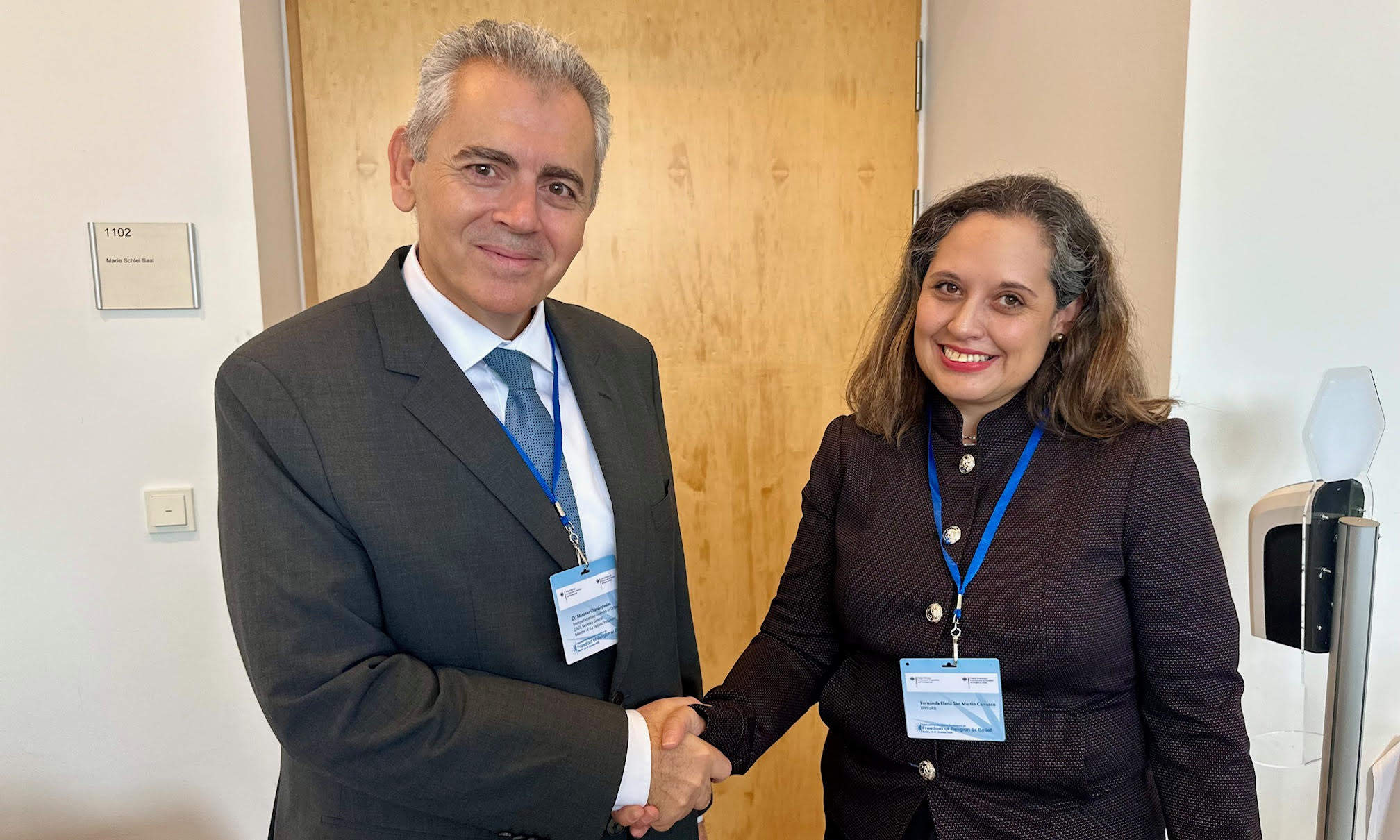 Η αντιπροσωπεία της ΔΣΟ με το υφυπουργό Εξωτερικών της Ουγγαρίας με αρμοδιότητα τη Βοήθεια προς Διωκόμενους Χριστιανούς, κ. Tristan Azbej Η αντιπροσωπεία της ΔΣΟ με το υφυπουργό Εξωτερικών της Ουγγαρίας με αρμοδιότητα τη Βοήθεια προς Διωκόμενους Χριστιανούς, κ. Tristan Azbej