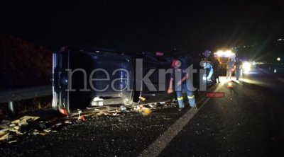 Κρήτη: Νέα τραγωδία στον ΒΟΑΚ - Νεκρή μία γυναίκα και επτά τραυματίες