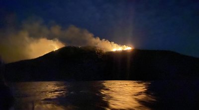 Υπό μερικό έλεγχο η πυρκαγιά στη Σάμο - Συνελήφθη άνδρας για εμπρησμό 