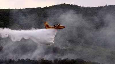 Ελεγχόμενη η πυρκαγιά στο Παγγαίο - Επιχειρούν και σήμερα εναέρια μέσα
