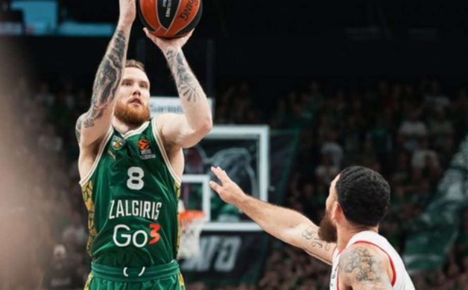 Euroleague: Δεν αφήνει την κορυφή η Ζαλγκίρις - Νίκησε και τη Μονακό (63-62)