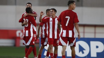 Youth League: «Σφράγισε» την πρόκριση ο Ολυμπιακός - Κέρδισε εκτός έδρας 2-1 την Κάλεβ Ταλίν