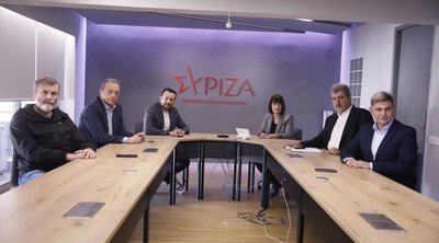 Συνάντηση Σβίγκου με τους τέσσερις υποψήφιους και τον πρόεδρο της ΚΟ του ΣΥΡΙΖΑ-ΠΣ