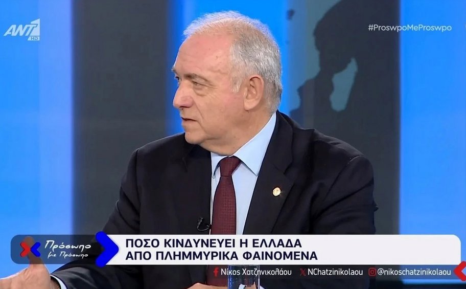 Ευθύμης Λέκκας: «Υπάρχει πάντα κίνδυνος για πλημμύρες – Πρέπει να αλλάξει η φιλοσοφία στον σχεδιασμό των έργων» – Βίντεο