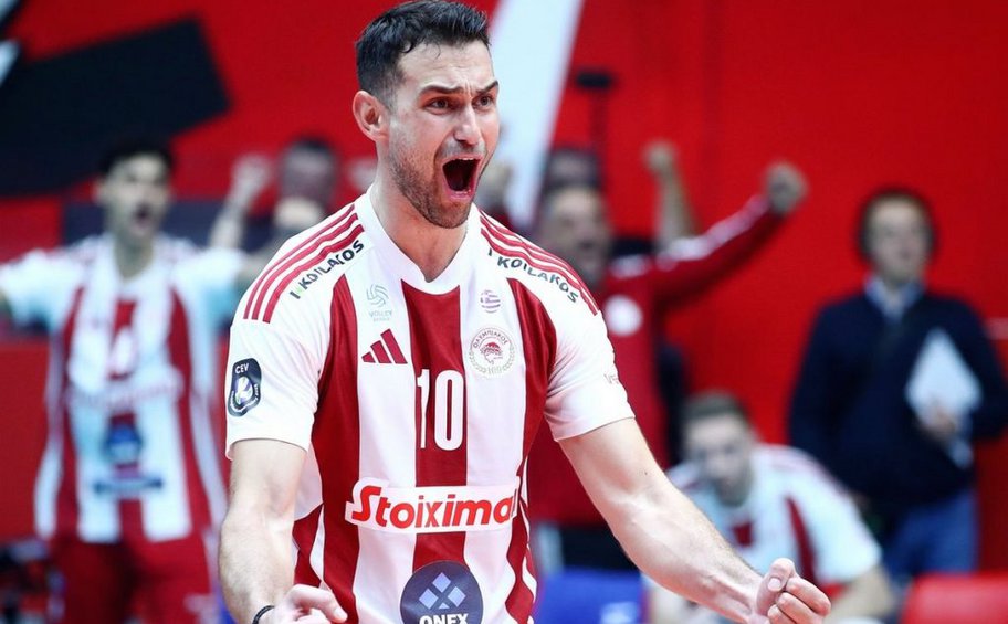 CEV Champions League: Πρώτη νίκη για τον Ολυμπιακό στους ομίλους